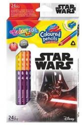 COOLPACK - Colorino 12 db-os kétoldalú színes ceruza készlet - Star Wars (89465PTR)