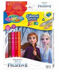 COOLPACK - Disney - Jégvarázs Jumbo kétoldalú színes ceruza készlet - 12 db-os (91024PTR)