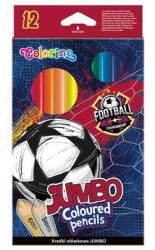COOLPACK Colorino JUMBO 12 db-os színes ceruza készlet - Football
