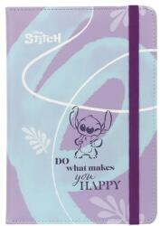 COOLPACK - Disney - Stitch 80 lapos A/5 jegyzetfüzet - Do what makes you happy - vonalas (75057PTR) (75057PTR)