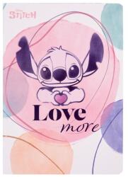 COOLPACK - Disney Stitch - Love more 60 lapos A/5 jegyzetfüzet - kockás (74920PTR)