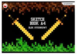 Starpak Pixel Game A/4 vázlatfüzet - 20 lapos