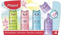 Maped Szövegkiemelő készlet, 1-5 mm Mini Pastel 4 db-os pasztell (IMA743604)