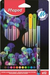 Maped Filctoll készlet kimosható Deepsea Paradise 12 különböző szín (IMA844403) (IMA844403)