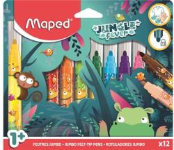 Maped Filctoll készlet kimosható Jungle Fever 12 db-os (IMA846900) (IMA846900)
