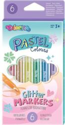 COOLPACK - Colorino 6 színű csillámos filctoll - Pastel (82565PTR) (82565PTR)