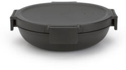 Brabantia Кутия за храна Brabantia Make&Take 1006299, 1 л, Непропусклива, Херметично затваряне, Без BPA, Тъмносив (1006299)