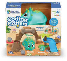 Learning Resources Joc Codare cu Figurine Learning Resources ED138258 Dinozaurii Jucausi Varsta 4 Ani+ Multicolor (ED138258) Figurina