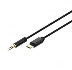 Gembird Cablexpert USB-C -> stereo Jack 3.5m adapter kábel 1.5m fekete (CCA-CM3.5M-1.5M) (CCA-CM3.5M-1.5M)