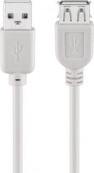 Goobay 68624 USB 2.0 hosszabbító kábel 0.6m fehér (68624)