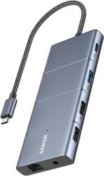 Anker Innovations A83880A1 hálózati csatlakozó USB C-típus 10000 Mbit/s Szürke (A83880A1)