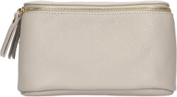 Italia Női bőr deréktáska Italia Milagros - világosszürke