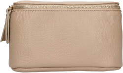 Italia Női bőr deréktáska Italia Milagros - sötét bézs