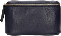 Italia Női bőr deréktáska Italia Milagros - sötétkék