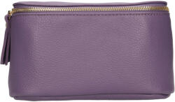 Italia Női bőr deréktáska Italia Milagros - sötétlila
