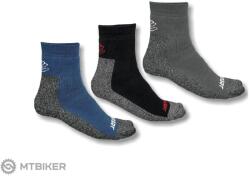 Sensor 3-PACK TREKING EVO zokni, fekete/szürke/kék (EU 35-38)