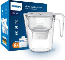 Philips AWP2933WHT 2, 6 l Micro X-Clean időzítővel, fehér + 6 darab Micro X-Clean szűrő (AWP2933WHT6/58)