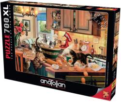 Anatolian Puzzle Anatolian din 700 XL piese - Pisicuțe în bucătărie (P2700) Puzzle
