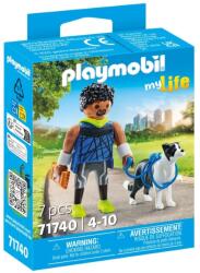 Playmobil Playmobil, My Life, Alergator cu catel Border Collie, 71740