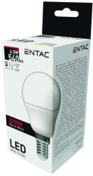 Entac LED izzó Mini Globe E14 6, 5W WW 3000K (LLMG14-6,5W-WW)