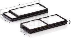 Mann-filter Set Filtre Habitaclu Mann-Filter CU22001-2