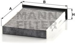 Mann-filter Filtru habitaclu Carbon Activ Mann-Filter CUK2316
