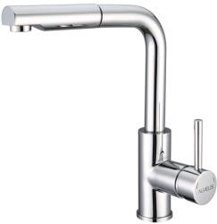 Alveus 1135365 - Sara kihúzható zuhanyfejes mosogató csaptelep, 29, 7 cm, króm 1135365 (AV0106)