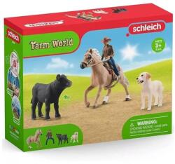 Schleich Schleich: Farm World - Western lovaglás játékszett (42578) (SLH42578) - jatekwebshop