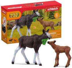 Schleich Schleich: Wild Life - Jávorszarvas borjúval figura szett (42629) (SLH42629) - jatekwebshop