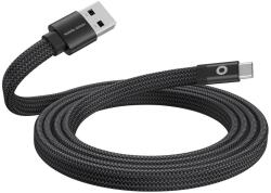 Mobile Origin Cablu pentru incarcare si transfer de date Mobile Origin Magnetic Flat Patented, USB/USB-C, 27W, 1m, Negru (MCF-USBA-1M-BLK)