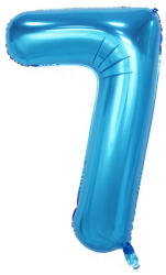 Flippy Balon din Folie Flippy, Cifra 7, 81 cm, Pentru Aer sau Heliu, Bulk, Albastru (teo-126249)