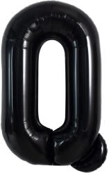 Flippy Balon Folie Metalizata Litera Q, Flippy, 40 cm, Umflati cu Heliu sau Aer, Ambalaj Individual, Pai inclus, Negru (teo-129367)