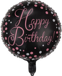 Flippy Balon din Folie Metalizata, Flippy, Figurine, Model 2, Happy Birthday, Tematica Aniversare, 45 cm, Ambalaj Individual, Pai Inclus, Umflare cu Aer sau Heliu, Multicolor (teo-127307)