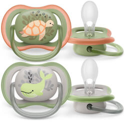 Philips AVENT SCF085/60 Ultra air játszócumi mintás 6-18hó fiús, 2 db (tenger)
