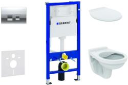 Geberit Duofix - Falra szerelhető beépítő készlet, Alpha WC ülőkével, Delta35 gomb, fényes króm 458.103. 00.1 NR5 (458.103.00.1 NR5)