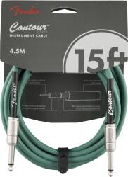 Fender Contour Series Instrument Cable Sherwood Green 4.5m