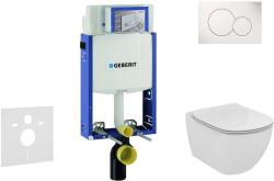Geberit Kombifix - Falra szerelhető szerelési szett, WC és ülőkével Ideal Standard Tesi, gombok Sigma01, alpesi fehér 110.302. 00.5 NF1 (110.302.00.5 NF1)