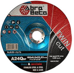 Abrabeta A24Q acél/inox 180x6, 5x22, 23 25db/csomag (AB000380180) - praktikuskft