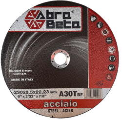 Abrabeta A30T acél 230x2, 5x22, 23 10db/csomag (AB000041230)