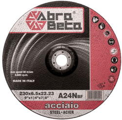 Abrabeta A24N acél 230x6, 5x22, 23 (AB000070236) - praktikuskft