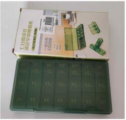  Gyógyszeradagoló doboz - heti gyógyszertartó rekeszekkel (v27336)