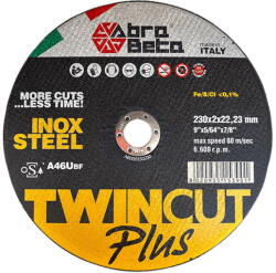 Abrabeta A46U acél/inox 230x2x22, 23 10db/csomag (AB000330230)