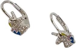 ÉkszerM Ezüst Hagyományos Kapcsos Gyermek Fülbevaló AD 141871