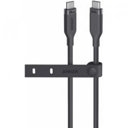 Anker USB-C to USB-C adatkábel, töltőkábel (240W, 0.9m) Fekete, A80N1H11
