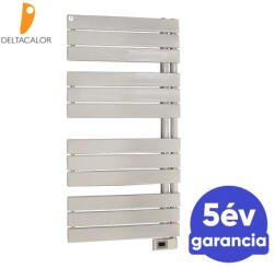 Deltacalor Flag 750 Watt elektromos törölközőszárítós radiátor / fürdőszobai törölközőszárító fűtőtest, 750Watt / Fehér / 500mm, 382828500750