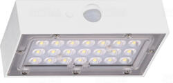 TRACON Napelemes LED világítótest m. . érzékelővel, fehér 3W, 4000K, 350lm, IP65, 3, 7V, 1, 2Ah LSBW3W (W3W)