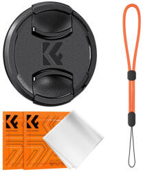 K&F Concept Objektívsapka + Pánt - 62mm (KF04.082)