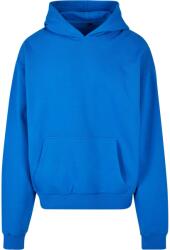 Build Your Brand Unisex felnőtt pamut ultra nehézsúlyú boxy kapucnis pulóver XL kék