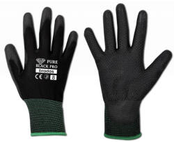 Bradas Kesztyű RWPBCP8 PURE BLACK PRO polyuretan 8" 12ks/kart (438106)