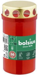 Bolsius mécses, piros NR3LS 36 órás (720101)